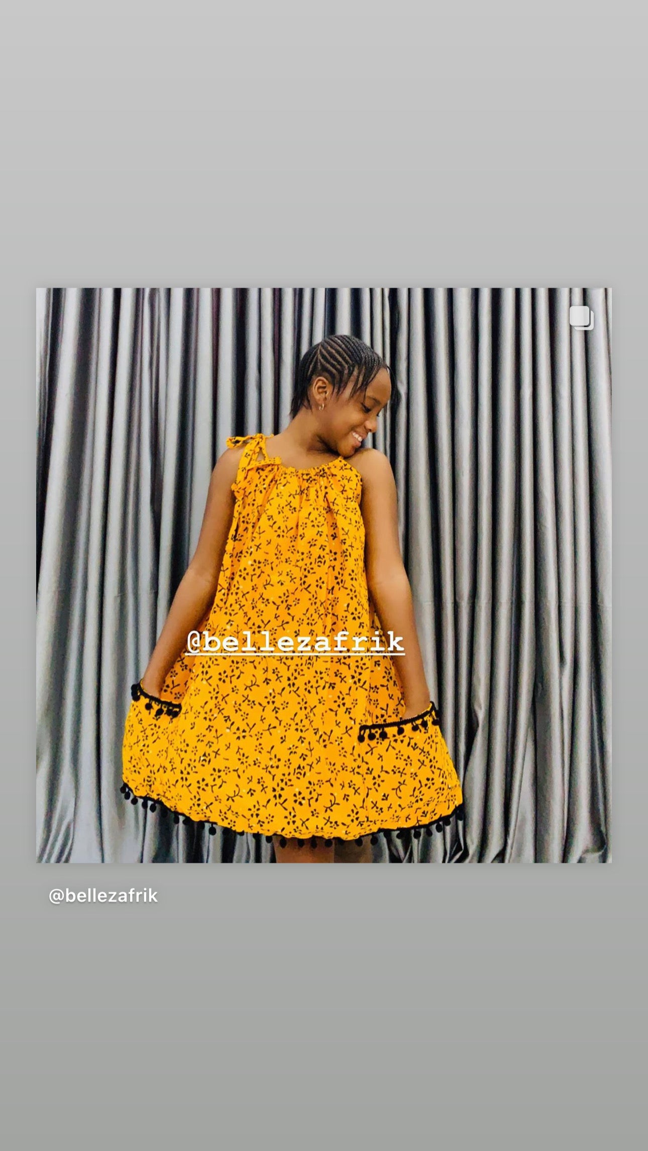 Omoye pillow case dress